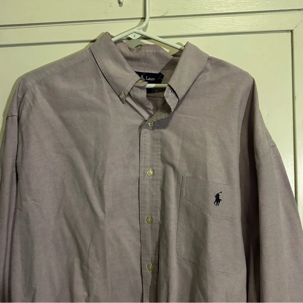 Vintage Ralph Lauren Men’s Size XLarge BIG SHIRT Button Down Cotton Oxford
